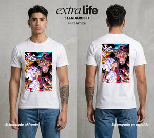 Mar de los Piratas | Capitan de Goma #03231 - Playera Standard Fit | Pure White - Foto en modelo