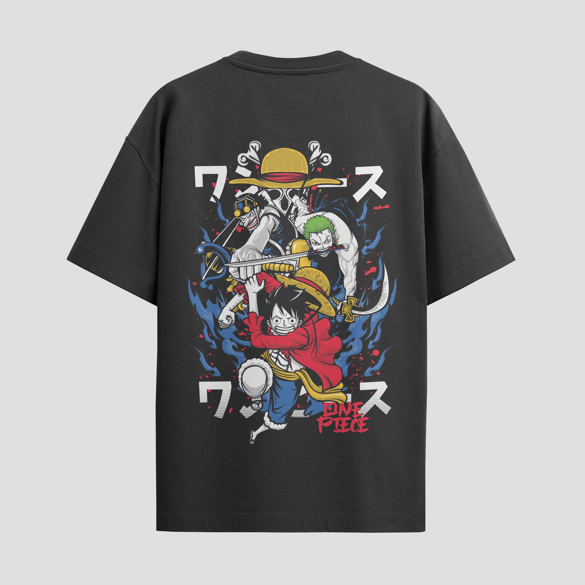 Playera urbana de anime y gaming ExtraLife MX, corte Classic Premium unisex ligero y transpirable en color Deep Black y Pure White, ropa de uso diario para gym y casual.
