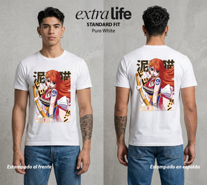 Mar de los Piratas | Clementine del Mar #03276 - Playera Standard Fit | Pure White - Foto en modelo