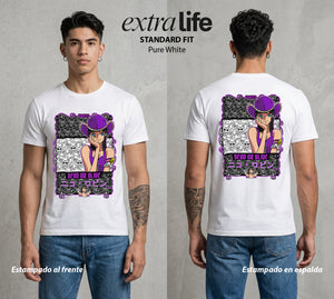 Mar de los Piratas | La Historiadora Se Busca #03283 - Playera Standard Fit | Pure White - Foto en modelo