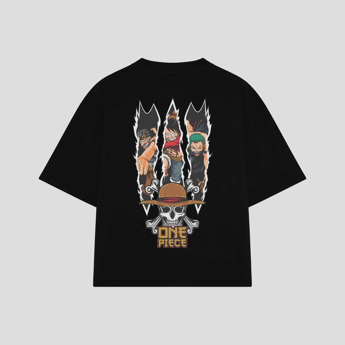 Playera streetwear premium de anime y gaming ExtraLife MX, corte oversized drop shoulder ligero y fresco en color Deep Black y Off-White, moda urbana mexicana de culto.