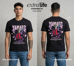 Mar de los Piratas | Libertad del Wano #03372 - Playera Standard Fit | Deep Black - Foto en modelo