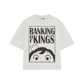 Playera streetwear premium de anime y gaming ExtraLife MX, corte oversized drop shoulder ligero y fresco en color Deep Black y Off-White, moda urbana mexicana de culto.