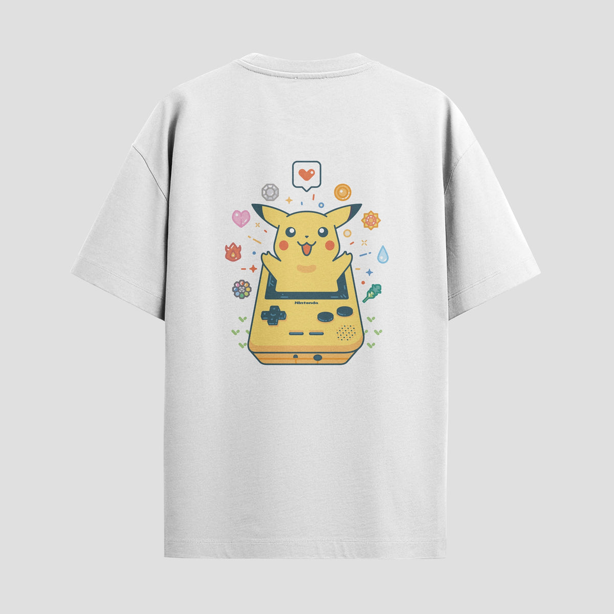 Playera urbana de anime y gaming ExtraLife MX, corte Classic Premium unisex ligero y transpirable en color Deep Black y Pure White, ropa de uso diario para gym y casual.