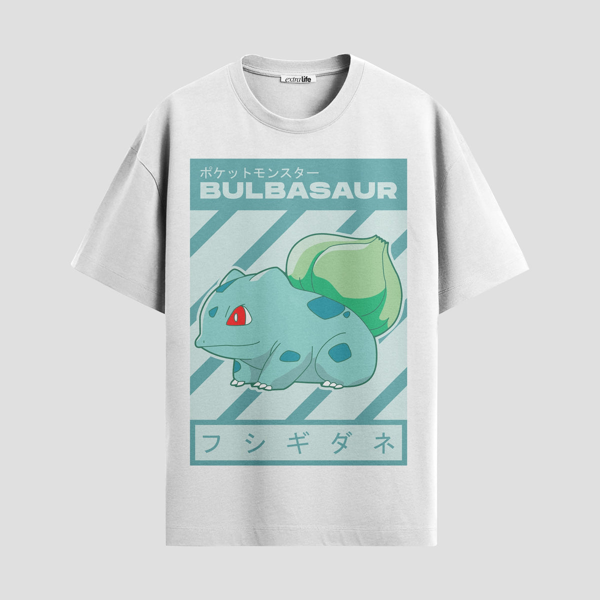 Playera urbana de anime y gaming ExtraLife MX, corte Classic Premium unisex ligero y transpirable en color Deep Black y Pure White, ropa de uso diario para gym y casual.
