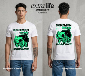 El Mundo Entrenador | Los Huesos de Bulba Rayos X #03465 - Playera Standard Fit | Pure White - Foto en modelo