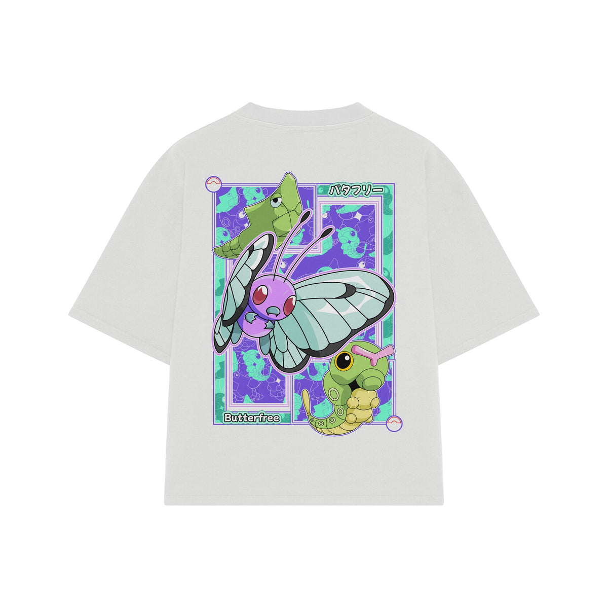 Playera streetwear premium de anime y gaming ExtraLife MX, corte oversized drop shoulder ligero y fresco en color Deep Black y Off-White, moda urbana mexicana de culto.