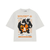 Playera streetwear premium de anime y gaming ExtraLife MX, corte oversized drop shoulder ligero y fresco en color Deep Black y Off-White, moda urbana mexicana de culto.