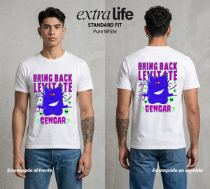 El Mundo Entrenador | La Sombra de la Noche #03501 - Playera Standard Fit | Pure White - Foto en modelo