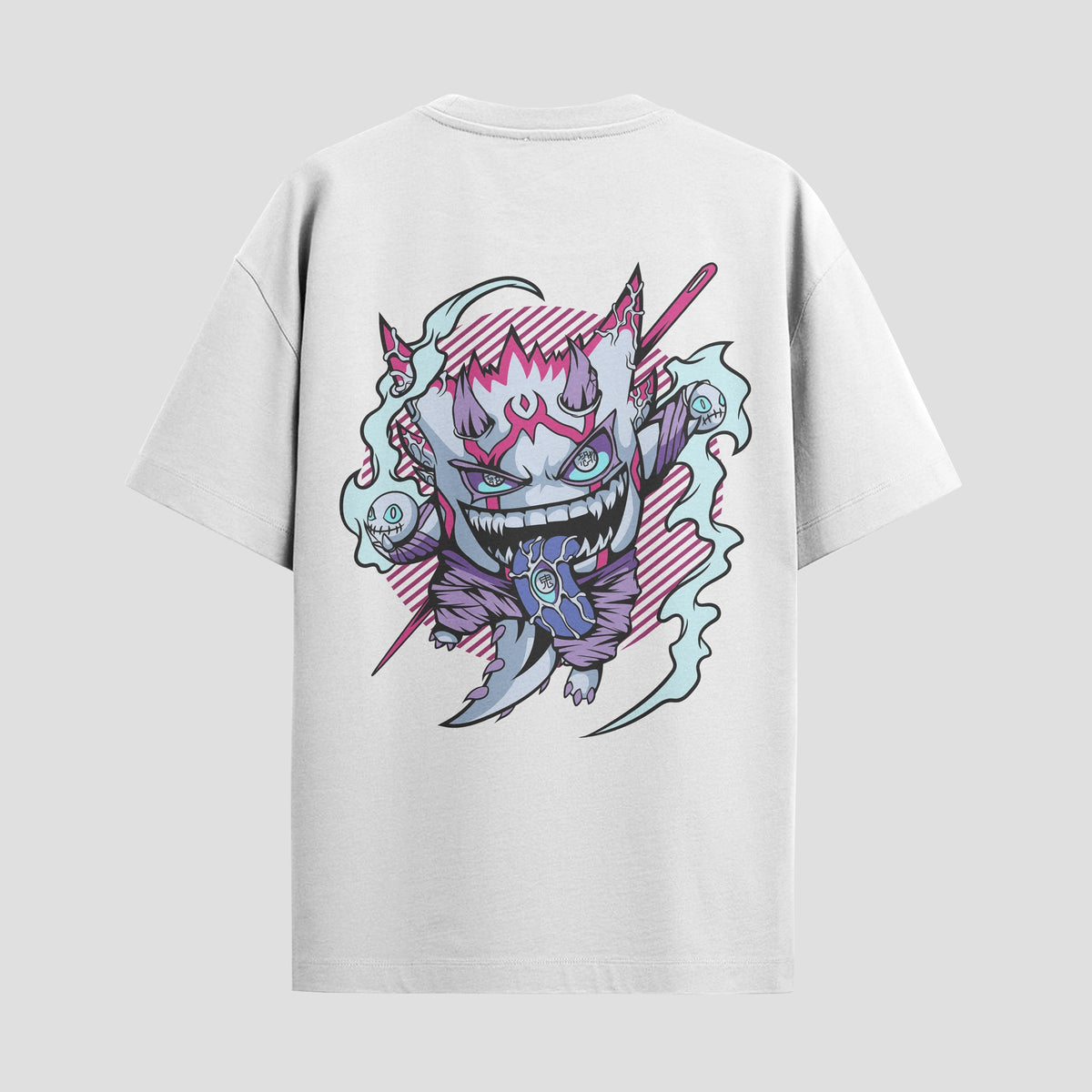 Playera urbana de anime y gaming ExtraLife MX, corte Classic Premium unisex ligero y transpirable en color Deep Black y Pure White, ropa de uso diario para gym y casual.