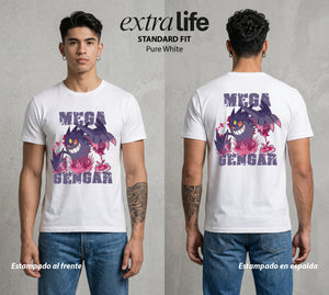 El Mundo Entrenador | La Sombra de la Noche #03522 - Playera Standard Fit | Pure White - Foto en modelo
