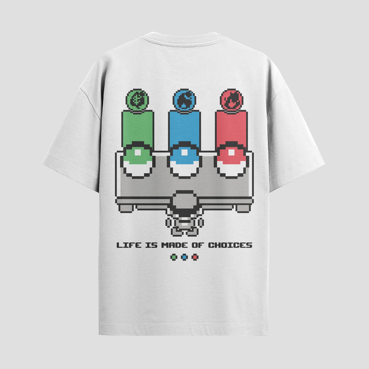 Playera urbana de anime y gaming ExtraLife MX, corte Classic Premium unisex ligero y transpirable en color Deep Black y Pure White, ropa de uso diario para gym y casual.