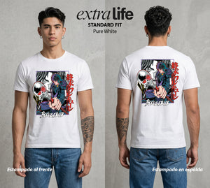 El Torneo de los Dioses | El Señor de las Moscas #03626 - Playera Standard Fit | Pure White - Foto en modelo