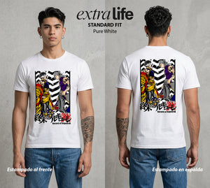 El Torneo de los Dioses | Dos Emperadores #03642 - Playera Standard Fit | Pure White - Foto en modelo