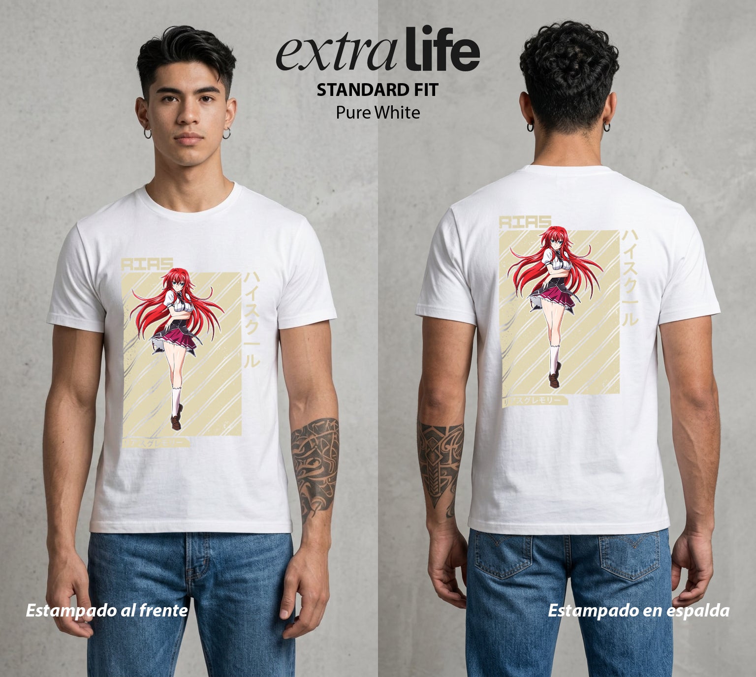 El Club del Diablo | La Señora del Gremio #03668 - Playera Standard Fit | Pure White - Foto en modelo