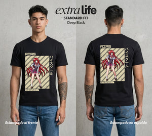 El Club del Diablo | El Poder del Diablo #03669 - Playera Standard Fit | Deep Black - Foto en modelo