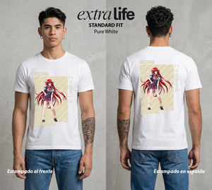 El Club del Diablo | El Poder del Diablo #03669 - Playera Standard Fit | Pure White - Foto en modelo