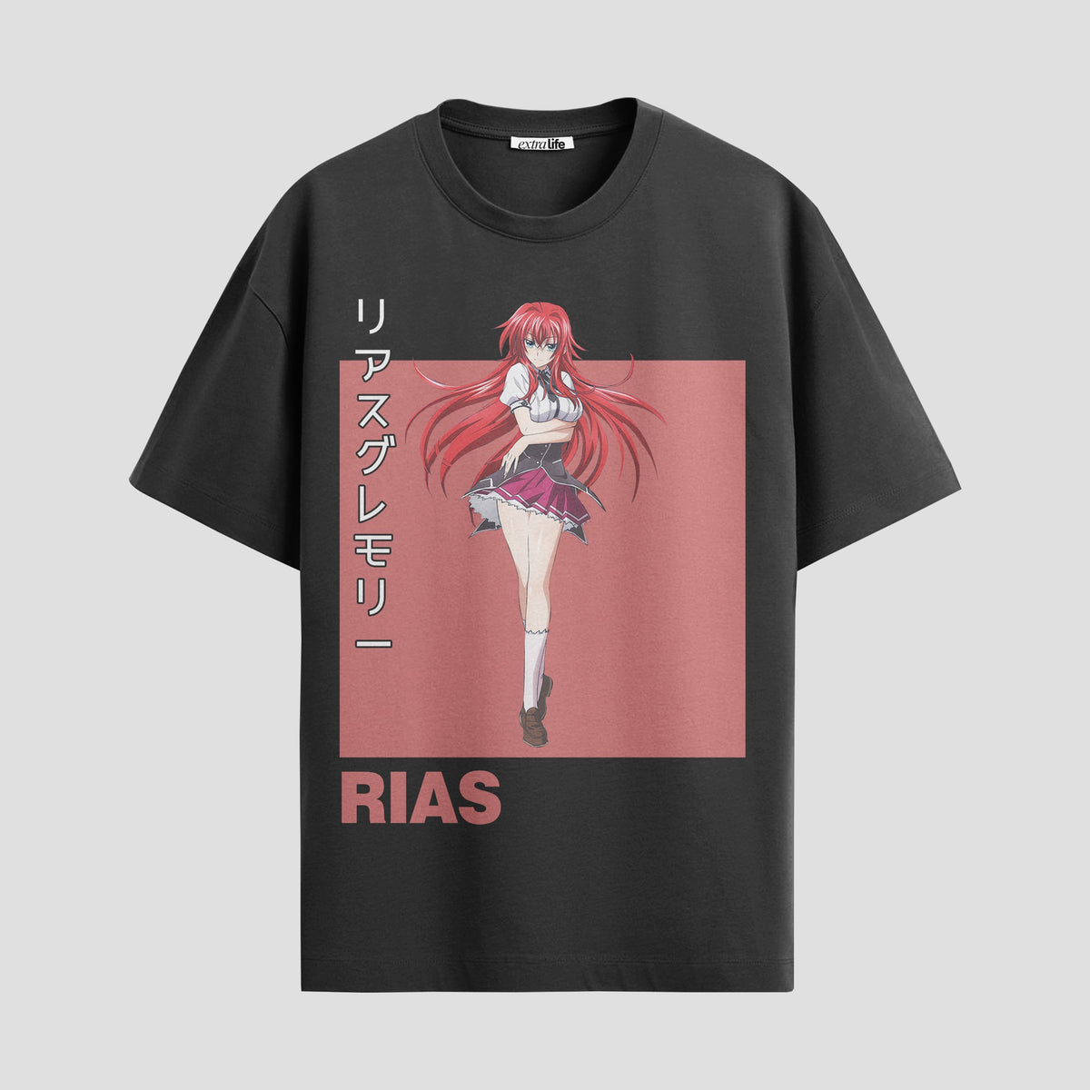 Playera urbana de anime y gaming ExtraLife MX, corte Classic Premium unisex ligero y transpirable en color Deep Black y Pure White, ropa de uso diario para gym y casual.