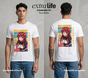 El Club del Diablo | La Reina del Diablo #03683 - Playera Standard Fit | Pure White - Foto en modelo