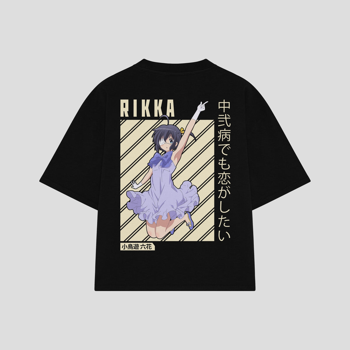 Playera streetwear premium de anime y gaming ExtraLife MX, corte oversized drop shoulder ligero y fresco en color Deep Black y Off-White, moda urbana mexicana de culto.