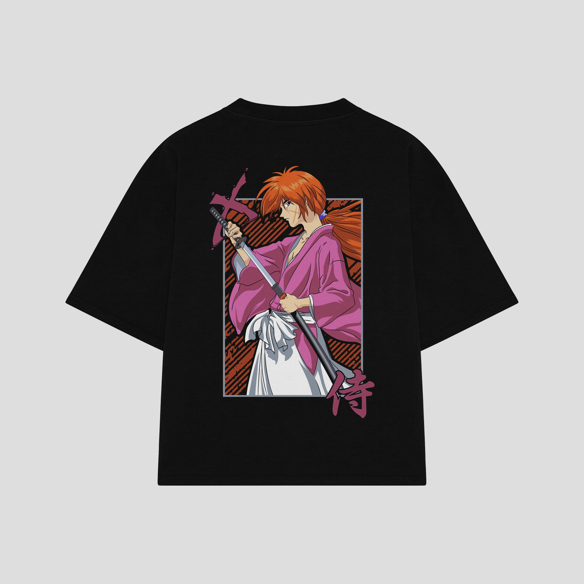 Playera streetwear premium de anime y gaming ExtraLife MX, corte oversized drop shoulder ligero y fresco en color Deep Black y Off-White, moda urbana mexicana de culto.