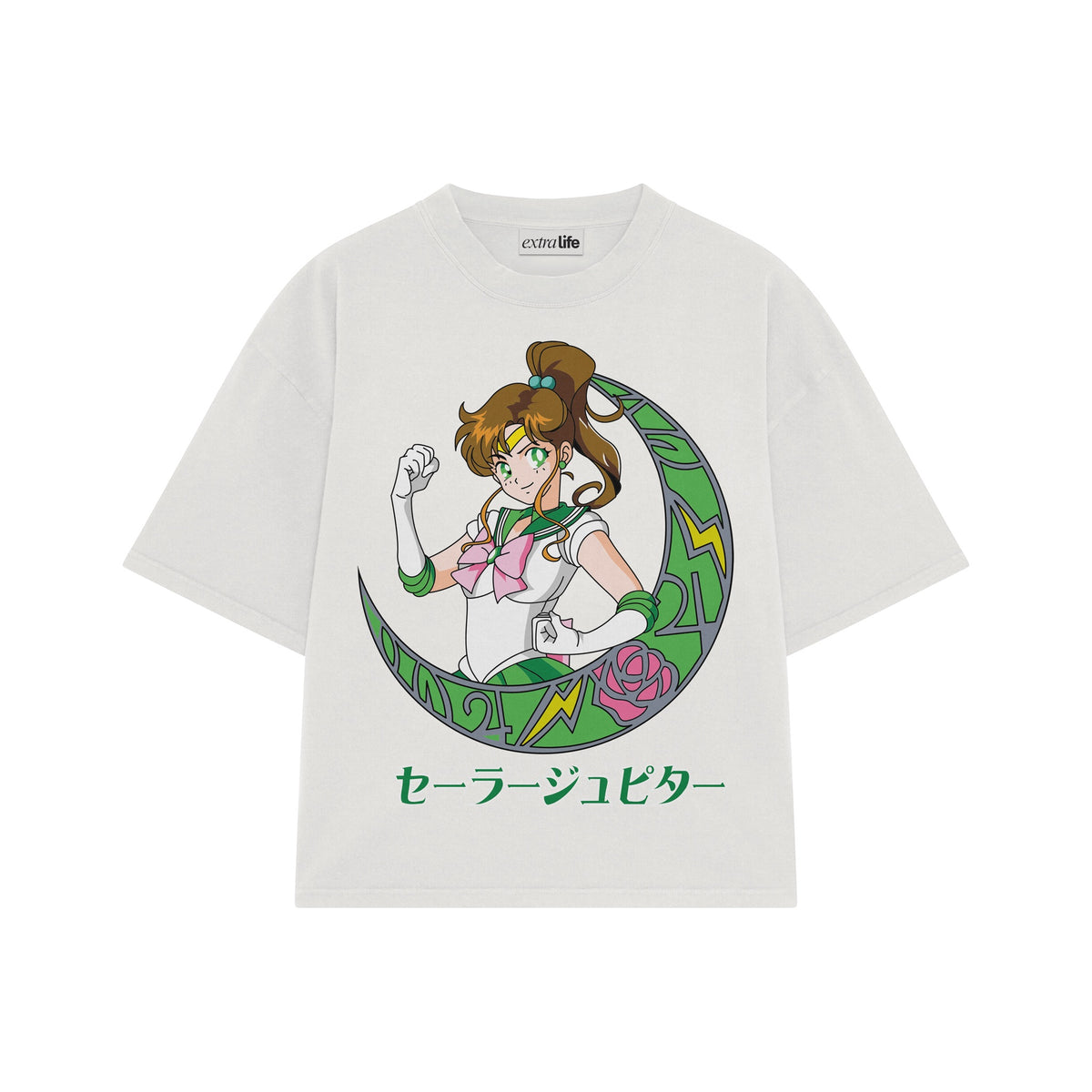 Playera streetwear premium de anime y gaming ExtraLife MX, corte oversized drop shoulder ligero y fresco en color Deep Black y Off-White, moda urbana mexicana de culto.