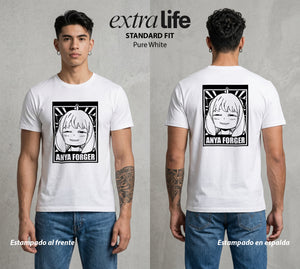 Los Caballeros del Cosmos | La Agente Telepática #03793 - Playera Standard Fit | Pure White - Foto en modelo