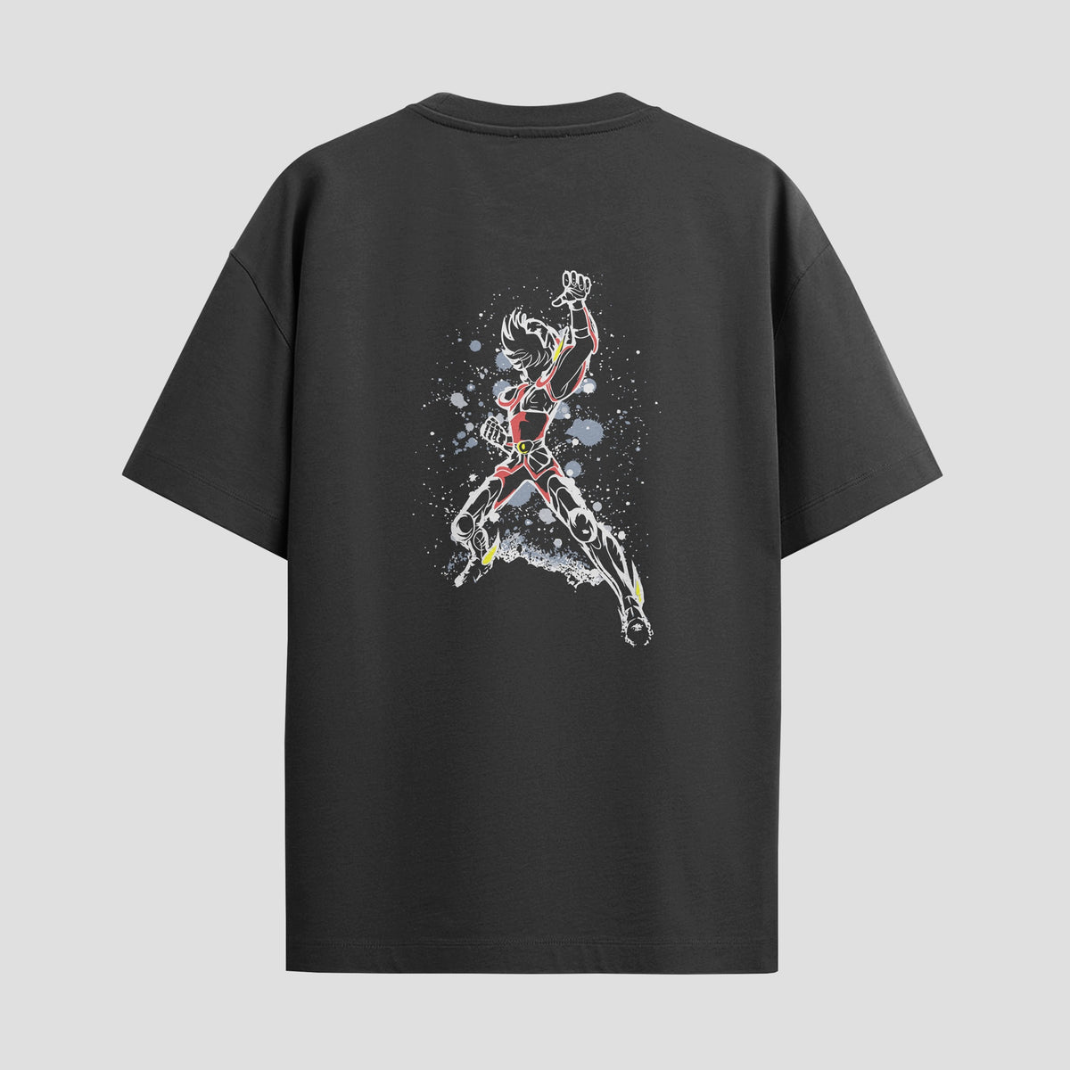 Playera urbana de anime y gaming ExtraLife MX, corte Classic Premium unisex ligero y transpirable en color Deep Black y Pure White, ropa de uso diario para gym y casual.