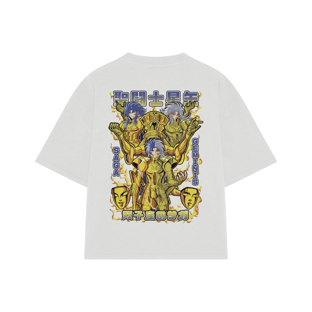 Playera streetwear premium de anime y gaming ExtraLife MX, corte oversized drop shoulder ligero y fresco en color Deep Black y Off-White, moda urbana mexicana de culto.