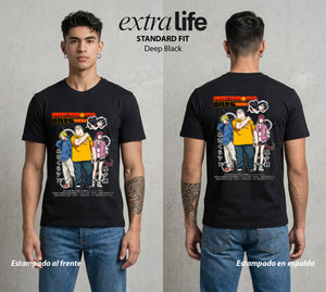 El Retirado Letal | El Equipo del Bien #03871 - Playera Standard Fit | Deep Black - Foto en modelo