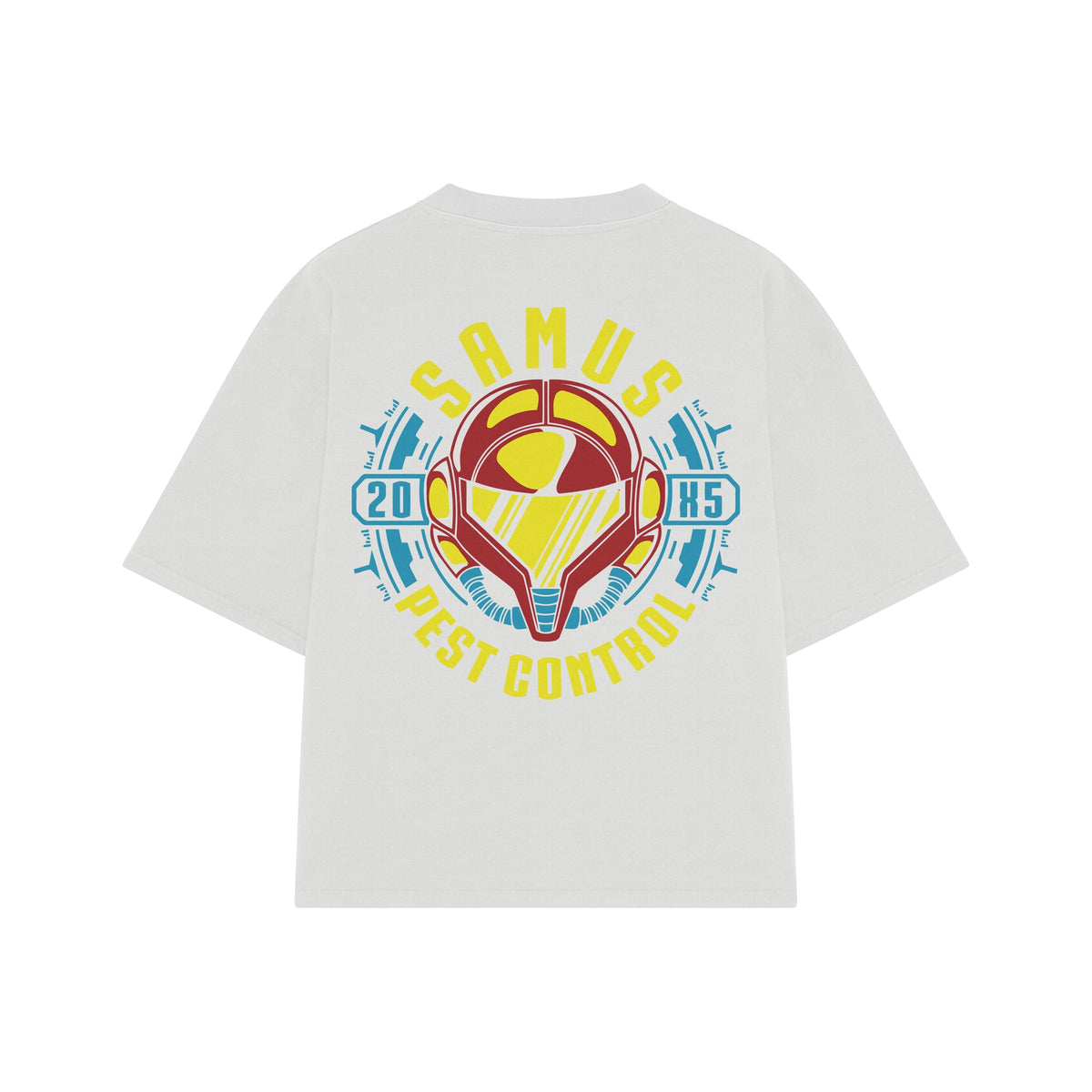 Playera streetwear premium de anime y gaming ExtraLife MX, corte oversized drop shoulder ligero y fresco en color Deep Black y Off-White, moda urbana mexicana de culto.