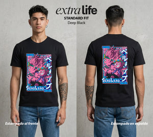 El Desierto del Principe | El Principe del Desierto #03889 - Playera Standard Fit | Deep Black - Foto en modelo