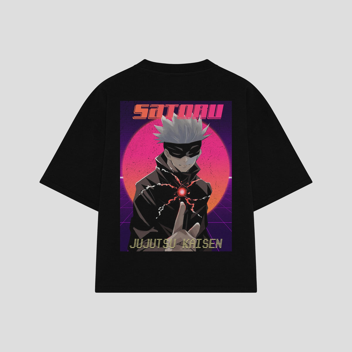 Playera streetwear premium de anime y gaming ExtraLife MX, corte oversized drop shoulder ligero y fresco en color Deep Black y Off-White, moda urbana mexicana de culto.