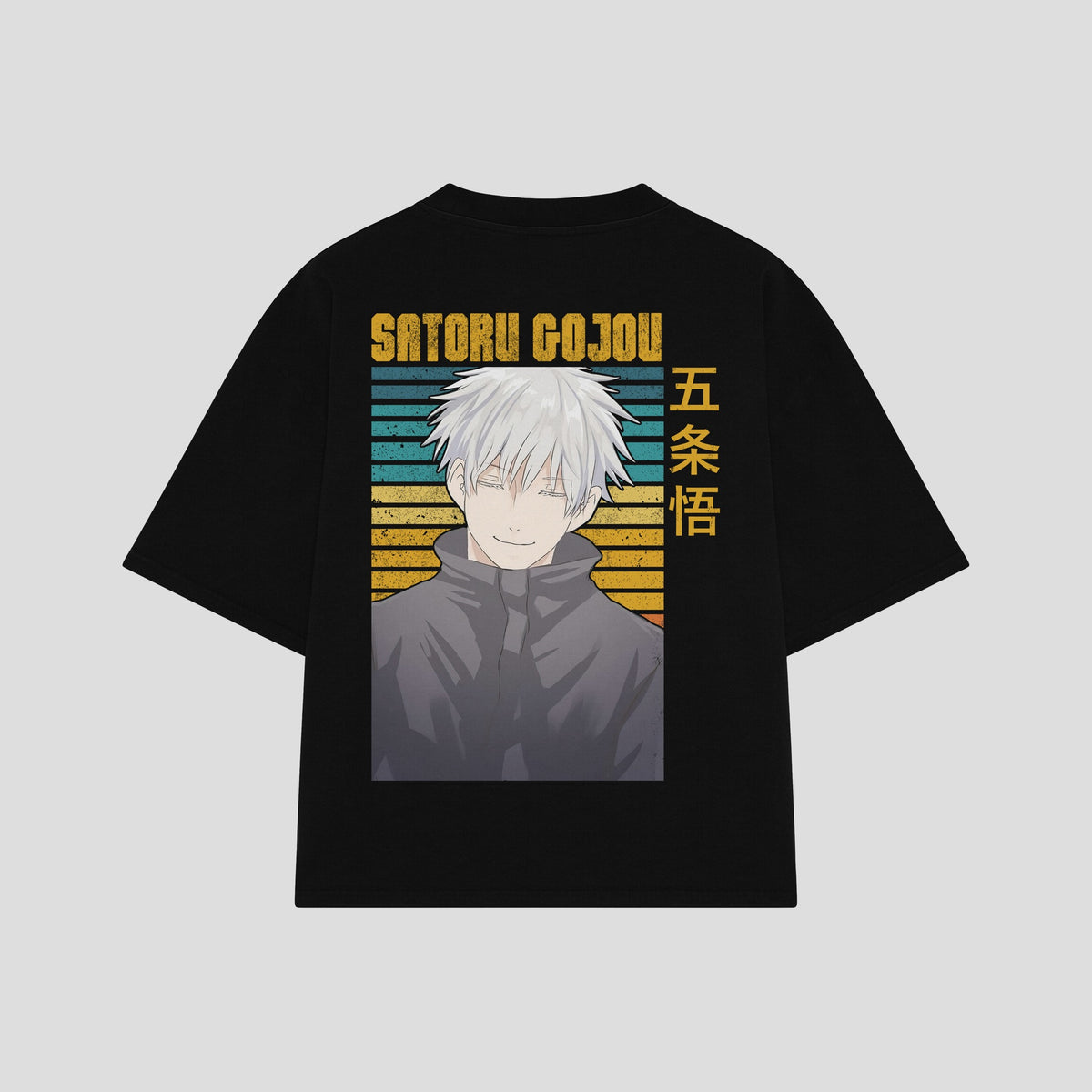 Playera streetwear premium de anime y gaming ExtraLife MX, corte oversized drop shoulder ligero y fresco en color Deep Black y Off-White, moda urbana mexicana de culto.