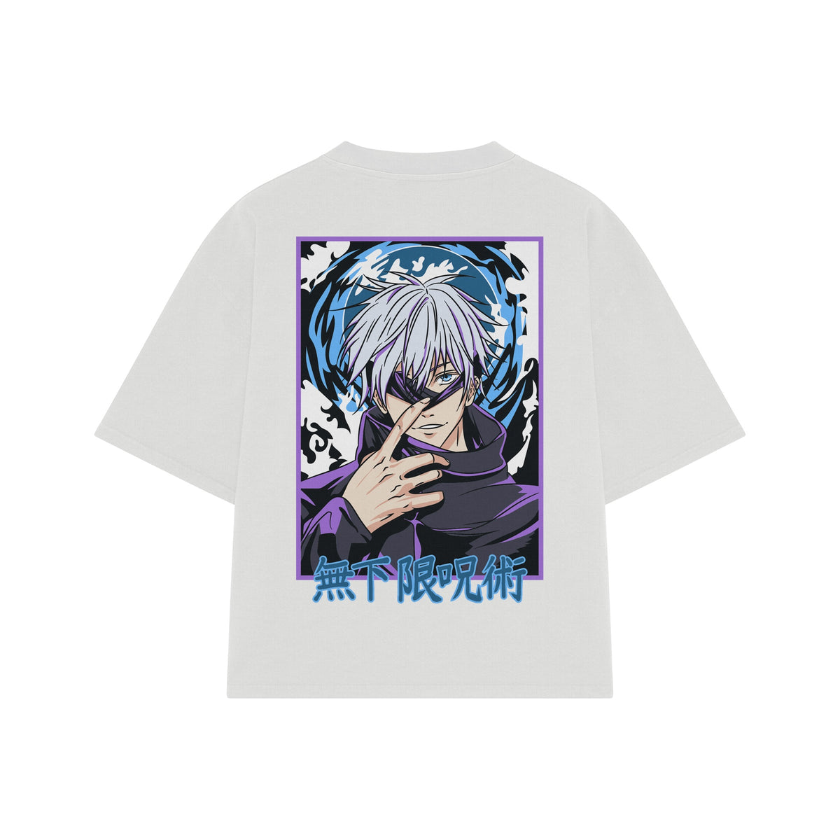 Playera streetwear premium de anime y gaming ExtraLife MX, corte oversized drop shoulder ligero y fresco en color Deep Black y Off-White, moda urbana mexicana de culto.