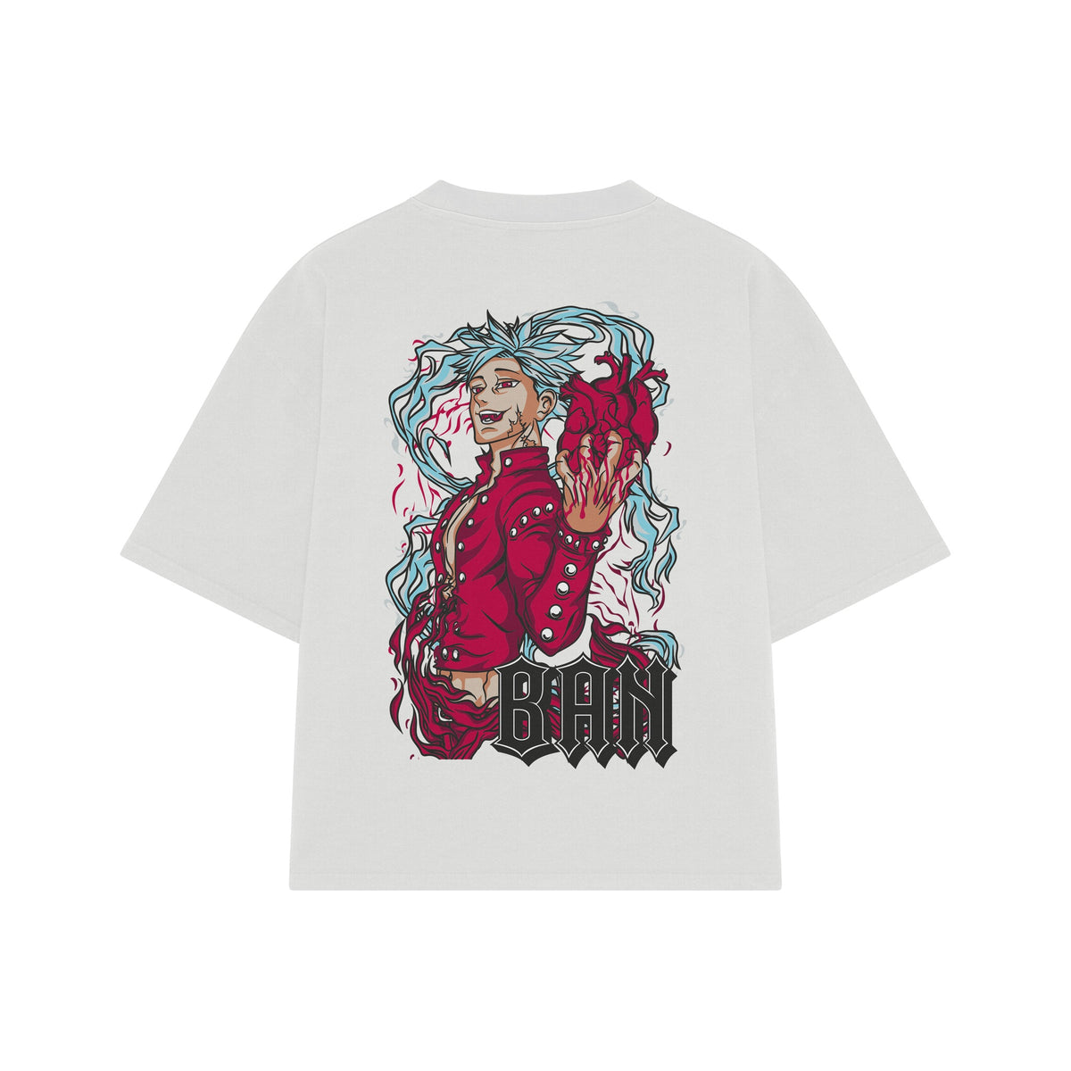 Playera streetwear premium de anime y gaming ExtraLife MX, corte oversized drop shoulder ligero y fresco en color Deep Black y Off-White, moda urbana mexicana de culto.