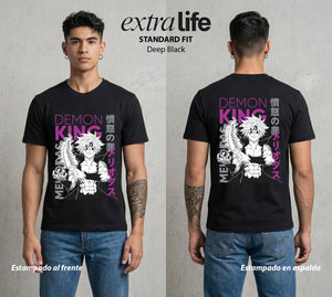 Los Siete Pecados | La Colera del Dragon #03964 - Playera Standard Fit | Deep Black - Foto en modelo