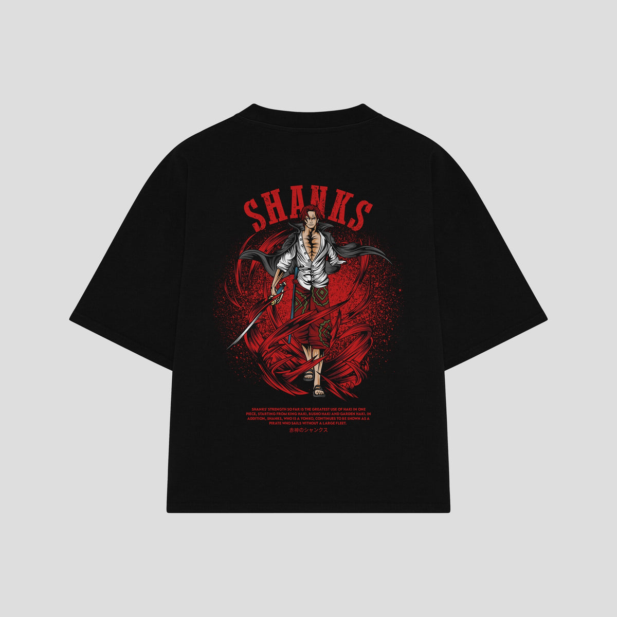 Playera streetwear premium de anime y gaming ExtraLife MX, corte oversized drop shoulder ligero y fresco en color Deep Black y Off-White, moda urbana mexicana de culto.