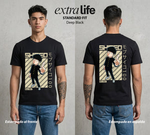 El Psiconico Reprimido | La Explosion Psiquica #03981 - Playera Standard Fit | Deep Black - Foto en modelo
