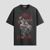 Playera urbana de anime y gaming ExtraLife MX, corte Classic Premium unisex ligero y transpirable en color Deep Black y Pure White, ropa de uso diario para gym y casual.