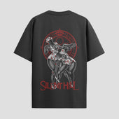 Playera urbana de anime y gaming ExtraLife MX, corte Classic Premium unisex ligero y transpirable en color Deep Black y Pure White, ropa de uso diario para gym y casual.