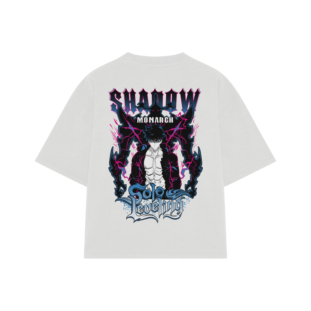 Playera streetwear premium de anime y gaming ExtraLife MX, corte oversized drop shoulder ligero y fresco en color Deep Black y Off-White, moda urbana mexicana de culto.