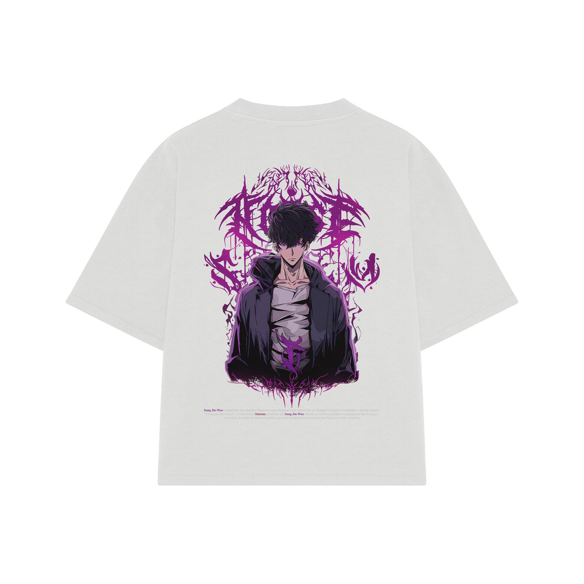 Playera streetwear premium de anime y gaming ExtraLife MX, corte oversized drop shoulder ligero y fresco en color Deep Black y Off-White, moda urbana mexicana de culto.