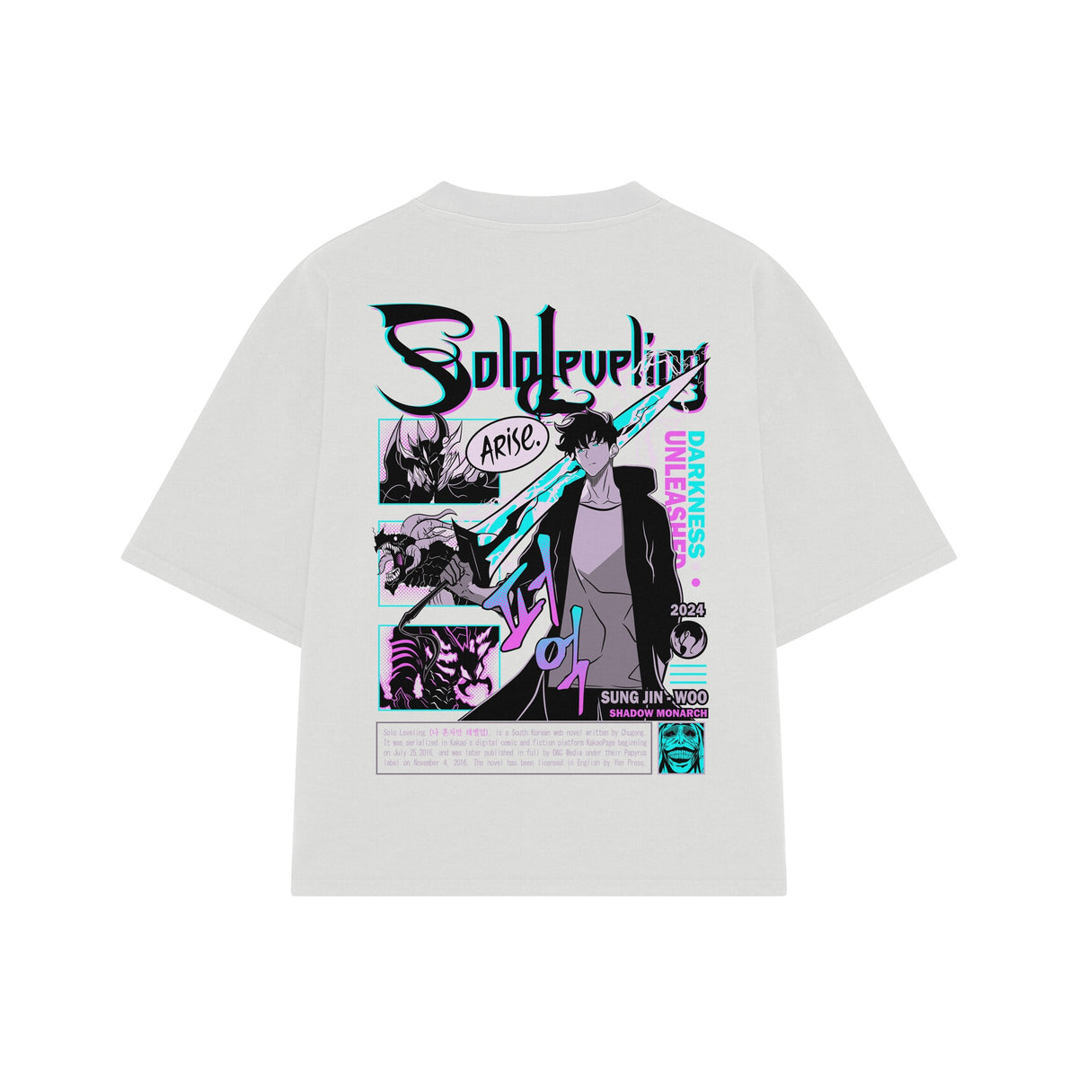 Playera streetwear premium de anime y gaming ExtraLife MX, corte oversized drop shoulder ligero y fresco en color Deep Black y Off-White, moda urbana mexicana de culto.