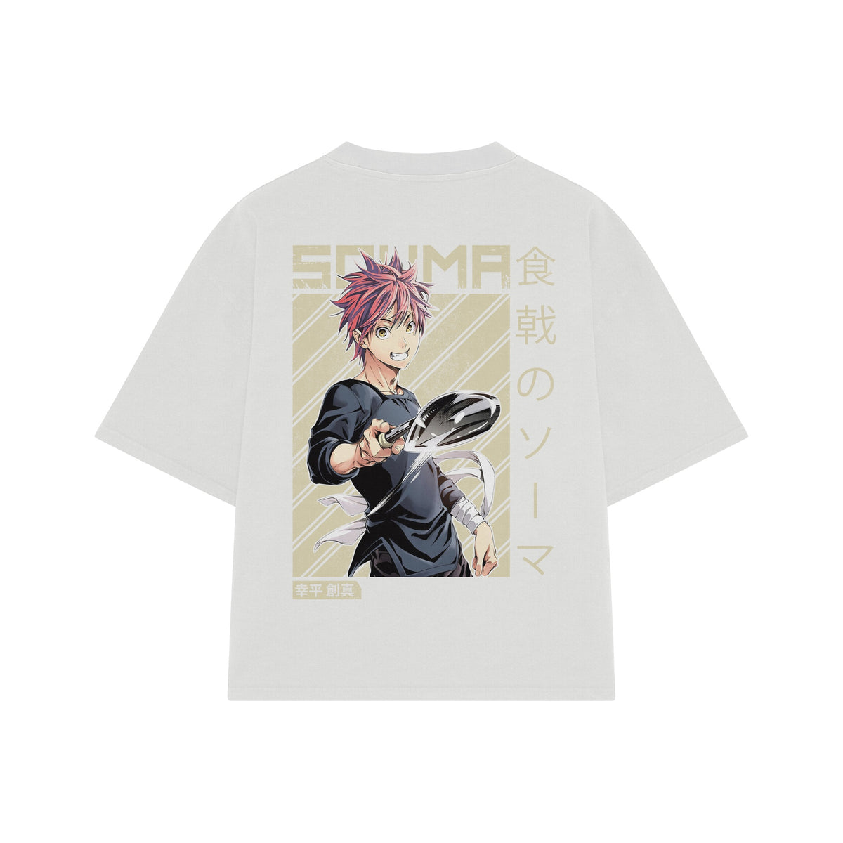 Playera streetwear premium de anime y gaming ExtraLife MX, corte oversized drop shoulder ligero y fresco en color Deep Black y Off-White, moda urbana mexicana de culto.