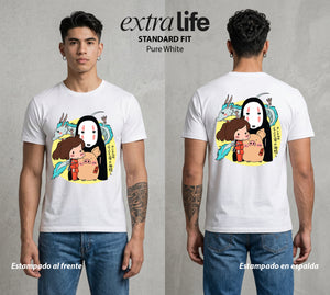 El Estudio del Viento | El Baño del Espiritu #04101 - Playera Standard Fit | Pure White - Foto en modelo