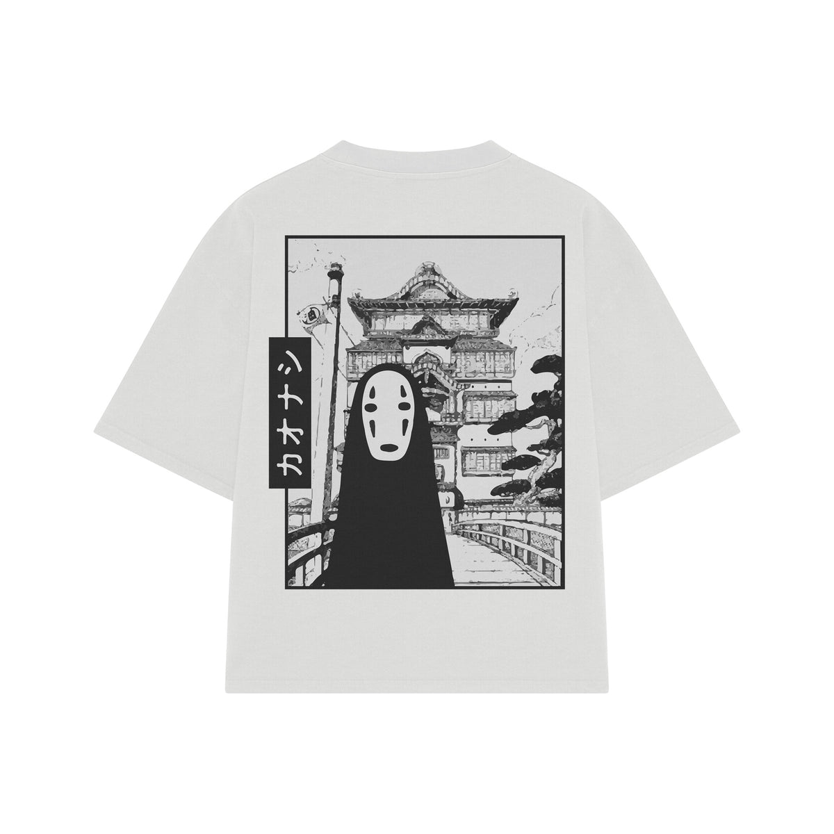 Playera streetwear premium de anime y gaming ExtraLife MX, corte oversized drop shoulder ligero y fresco en color Deep Black y Off-White, moda urbana mexicana de culto.