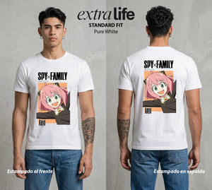 Familia de Operativos | La Agente del Bien #04115 - Playera Standard Fit | Pure White - Foto en modelo