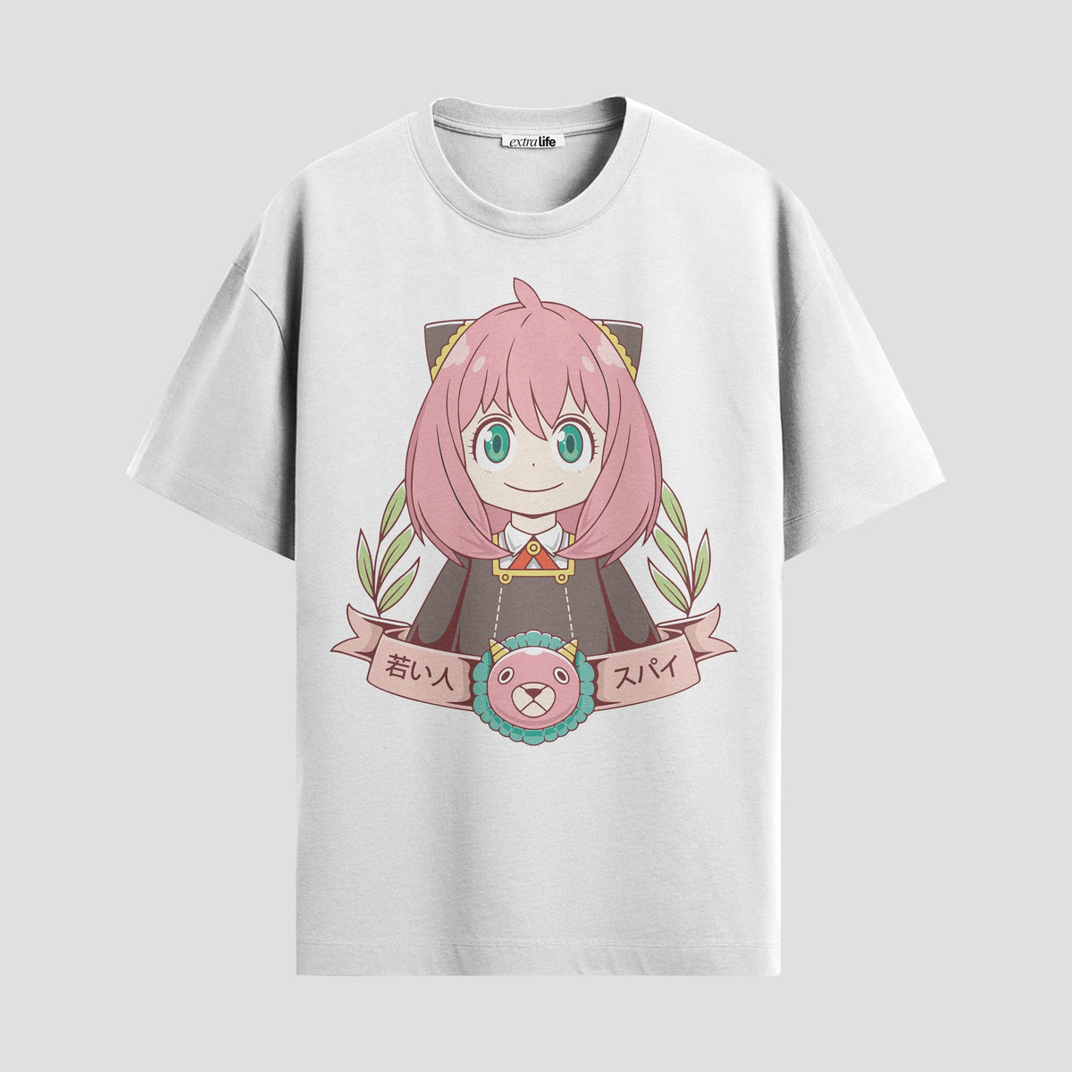 Playera urbana de anime y gaming ExtraLife MX, corte Classic Premium unisex ligero y transpirable en color Deep Black y Pure White, ropa de uso diario para gym y casual.