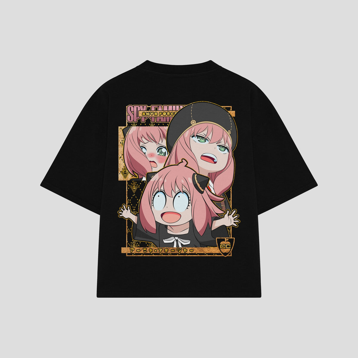 Playera streetwear premium de anime y gaming ExtraLife MX, corte oversized drop shoulder ligero y fresco en color Deep Black y Off-White, moda urbana mexicana de culto.